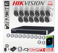 HIKVISION 4MP ACUSENSE COLORVU 2K CCTV CAMERA 4K NVR OUTDOOR SECURITY SYSTEM KIT
