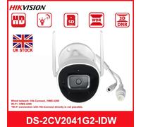 Hikvision 4MP Wifi Camera 2-Way Audio IR Bullet Wireless Camera DS-2CV2041G2-IDW