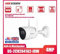 Hikvision 4MP WiFi IP Bullet Camera EXIR 2-Way Talk Card Slot DS-2CV2041G2-IDW