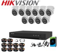 HIKVISION 5MP 3K 2-Way Audio Cameras Smart Night Light ColorVu 4CH 8CH 16CH Kit