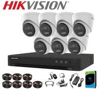 HIKVISION 5MP 3K 2-Way Audio Cameras Smart Night Light ColorVu 4CH 8CH 16CH Kit