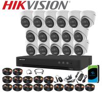HIKVISION 5MP 3K 2-Way Audio Cameras Smart Night Light ColorVu 4CH 8CH 16CH Kit