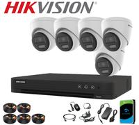 HIKVISION 5MP 3K 2-Way Audio Cameras Smart Night Light ColorVu 4CH 8CH 16CH Kit