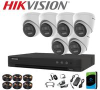 HIKVISION 5MP 3K 2-Way Audio Cameras Smart Night Light ColorVu 4CH 8CH 16CH Kit