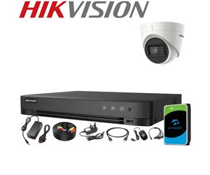 HIKVISION 5MP Audio CCTV Kit DVR Camera System AcuSense Night Vision Bundle