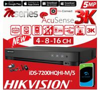 HIKVISION 5MP CCTV AUDIO MIC NIGHT VISION OUTDOOR DVR HOME SECURITY SYSTEM KIT