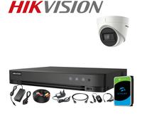 HIKVISION 5MP CCTV AUDIO MIC NIGHT VISION OUTDOOR DVR HOME SECURITY SYSTEM KIT