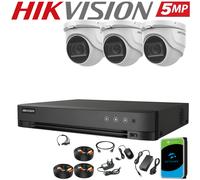 HIKVISION 5MP CCTV CAMERA SYSTEM DVR 4CH 8CH AUDIO IN MIC NIGHT VISION Full KIT