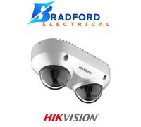 Hikvision 5MP Dual Lens PanoVu IP Camera PoE WDR IK10 IP67 Built-In Mic