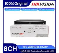 Hikvision 8Channel 4K AcuSense NVR DS-7608NXI-K1/8P 12MP Network Video Recorder