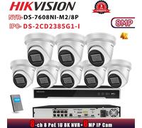 Hikvision 8K 8CH NVR System DS-7608NI-M2/8P IR Darkfighter 8MP POE Camera Turret