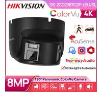 Hikvision 8MP 180° Panoramic POE ColorVu Camera 2Way Audio DS-2CD2387G2P-LSU/SL