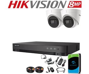 HIKVISION 8MP 4K CCTV KIT DVR 4CH 8CH SYSTEM NIGHT VISION CAMERA SECURITY KIT