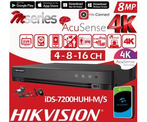 HIKVISION 8MP 4K CCTV KIT DVR 4CH 8CH SYSTEM NIGHT VISION CAMERA SECURITY KIT