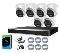 HIKVISION 8MP 4K CCTV SYSTEM POE 4CH 8CH CHANNEL AI NVR ColorVu Audio CAMERA KIT