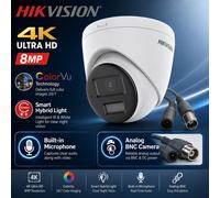 Hikvision 8MP 4K ColorVu CCTV Turret Camera Smart Hybrid Light Night Vision