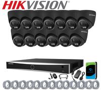 HIKVISION 8MP 4K IP POE NVR SMART LIGHT COLORVU 2-WAY AUDIO OUTDOOR CCTV KIT