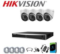 HIKVISION 8MP 4K NVR POE CCTV 5MP IP ColorVu Camera Security System 2-Way Audio