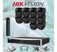 Hikvision 8MP 4K Smart ColorVu IP POE NVR CCTV System 2-Way Audio Outdoor Camera