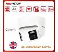 Hikvision 8MP ColorVu 180° Dual lens Panoramic IP Camera DS-2CD2387G2P-LSU/SL UK