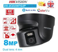 Hikvision 8MP Panoramic ColorVu 2Way Audio DS-2CD2387G2P-LSU/SL Dome Camera IP67