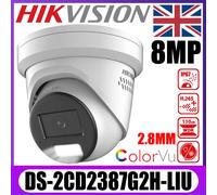 ColourVu Hybrid 8MP Fixed Turret IP Camera - 2.8mm Lens