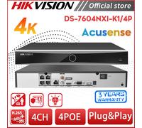 Hikvision AcuSense Plug&Play 4K POE 4CH AI NVR DS-7604NXI-K1/4P Face Comparison