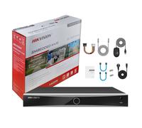 HIKVISION AI 4POE 4CH NVR DS-7604NXI-K1/4P Acusense 4K 12MP FOR IP Camera+HDD UK