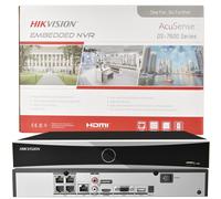 HIKVISION AI 4POE 4CH NVR DS-7604NXI-K1/4P Acusense 4K 12MP FOR IP Camera+HDD UK