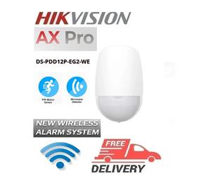 Hikvision AX PRO Wireless Dual-Tech Detector, 3D optics, DS-PDD12P-EG2-WE