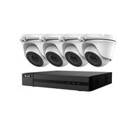 Hikvision CCTV HD 4K 5MP Night Vision Outdoor DVR Home Security System Kit (White) (4 TB (4000GB)