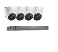 Hikvision CCTV HD 4K 5MP Night Vision Outdoor DVR Home Security System Kit (White) (2TB (2000GB))