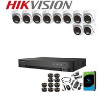 HIKVISION CCTV SECURITY SYSTEM 5MP AUDIO MIC CAMERA ColorVU Outdoor Night Vision