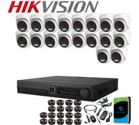 HIKVISION CCTV SECURITY SYSTEM 5MP AUDIO MIC CAMERA ColorVU Outdoor Night Vision