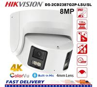 Hikvision ColorVU+IR hybrid 180 Panoramic 8MP IP Camera DS-2CD2387G2P-LSU/SL NEW
