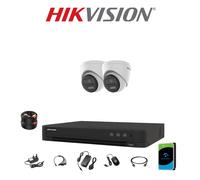 HIKVISION COLOURVU 5MP 3K CCTV SYSTEM HD 2-WAY AUDIO AI DVR CAMERAS SECURITY KIT