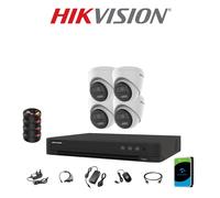 HIKVISION COLOURVU 5MP 3K CCTV SYSTEM HD 2-WAY AUDIO AI DVR CAMERAS SECURITY KIT