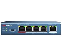 HIKVISION Digital Technology DS-3E0105P-E network switch Unmanaged Fast Ethernet (10/100) Blue Power over Ethernet (PoE) Digital Technology DS-3E0105P-E, Unmanaged, Fast Ethernet (10/100),