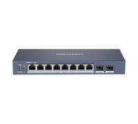 Hikvision Ds-3e1510p-si 8-Port Gigabit Poe 2-Port Uplink 802.3 Af/at Switch