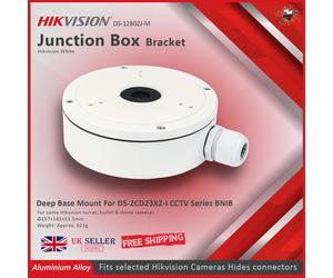 Hikvision DS-1280ZJ-M White Deep Base Mount For CCTV DS-2CD2383G0-I BNIB