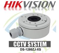 HIKVISION DS-1280ZJ-XS WHITE DEEP BASE JUNCTION BOX FOR BULLET/MINI DOME CAMERAS