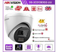 Hikvision 4K 8MP Smart Full color IR AcuSense Hybrid Light Turret IP PoE Camera