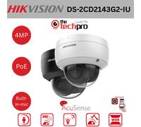 Hikvision DS-2CD2143G2-IU 4MP IP Dome Camera AcuSense AI IR PoE WDR H.265+
