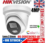 Hikvision DS-2CD2347G2-LU 4MP ColorVu AcuSense POE WDR IP Camera Built-in Mic UK