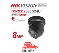 HIKVISION DS-2CD2386G2-IU AcuSense Darkfighter IP Turret camera BLACK, intrusion