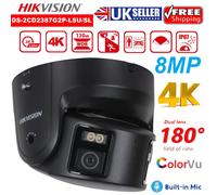 Hikvision DS-2CD2387G2P-LSU/SL 180° Panoramic ColorVu 4K 8MP Turret IP Camera
