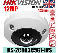 Hikvision DS-2CD63C5G1-IVS 1.29mm Panoramic 12MP 2-Way Audio POE Indoor Camera