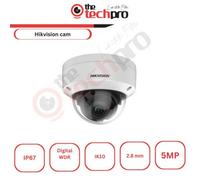 Hikvision Ds-2Ce57H0T-Vpitf(C) 5 Mp Vandal Fixed Dome Camera, 3.6mm Lens