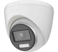 HIKVISION DS-2CE72KF0T-FS ColorVu 3K 5MP Audio Fixed Turret Camera 2.8mm Lens, Build-In Mic, Outdoor Dome Camera, Up to 40 m, IP67, White