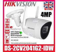 Hikvision DS-2CV2041G2-IDW 4MP Fixed Bullet 2-Way Audio IP WiFi Camera UK Stock